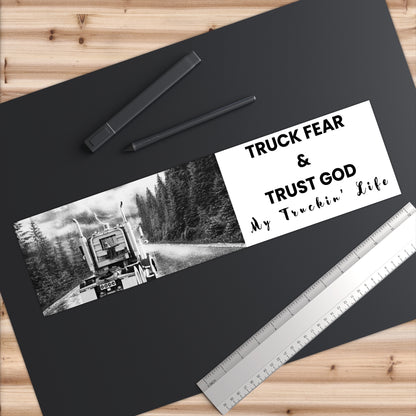 Truck Fear Bumper Sticker