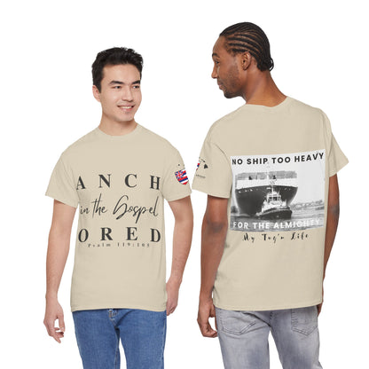 "No Ship Too Heavy" Vintage Tug'n Tee