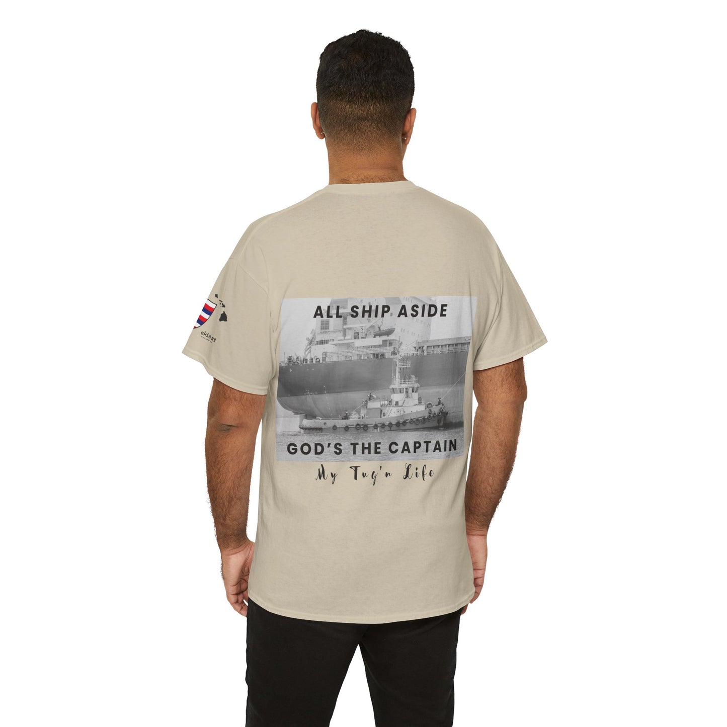 "All Ship Aside" Vintage Tug'n Life Tee