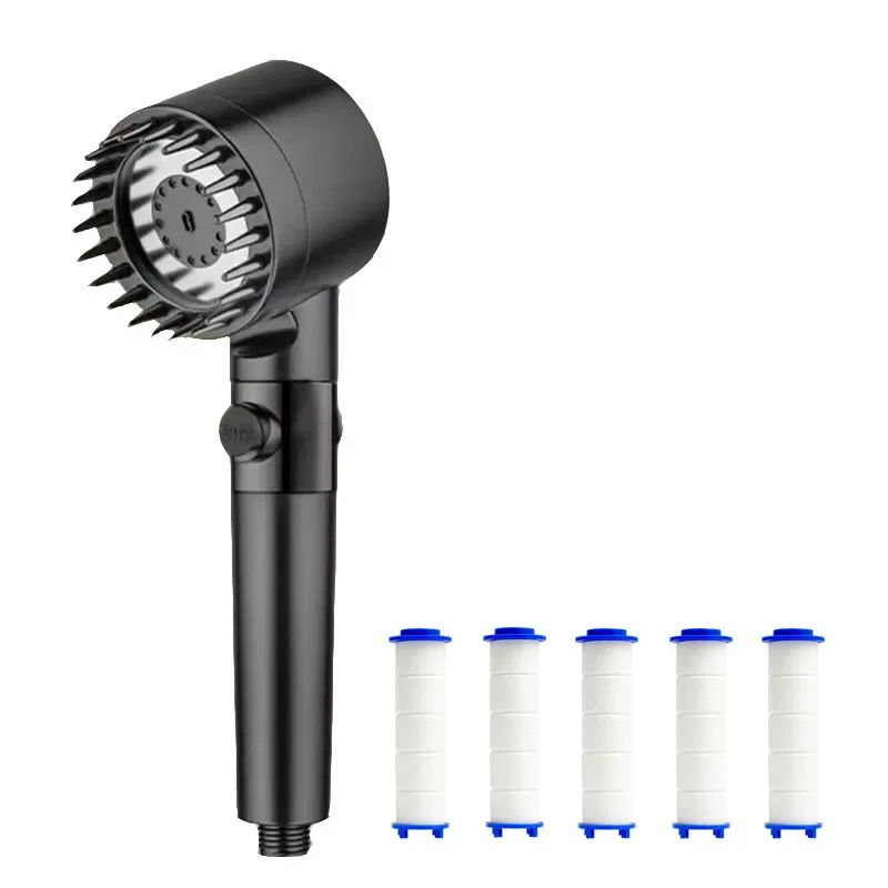 KaiRejuve Filtered Shower Head with Massage Brush