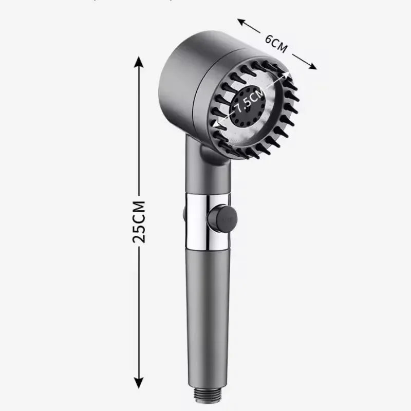 KaiRejuve Filtered Shower Head with Massage Brush