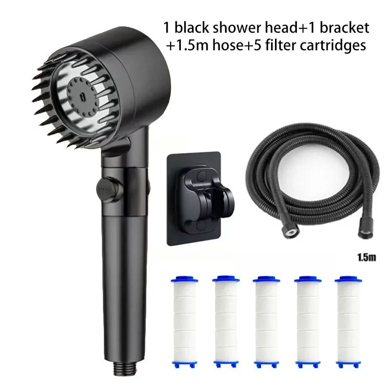 KaiRejuve Filtered Shower Head with Massage Brush